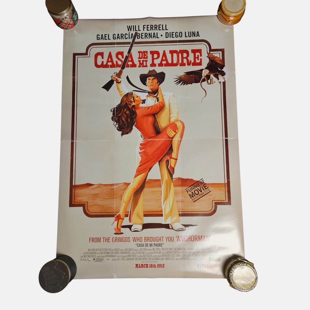 Casa De Mi‎ Padre 2011 Promo Movie Poster 27x40 Will Ferrell, Gael Garcia D/S
